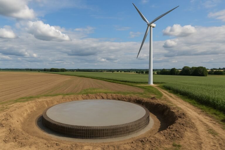 Combien de tonnes de béton pour une éolienne