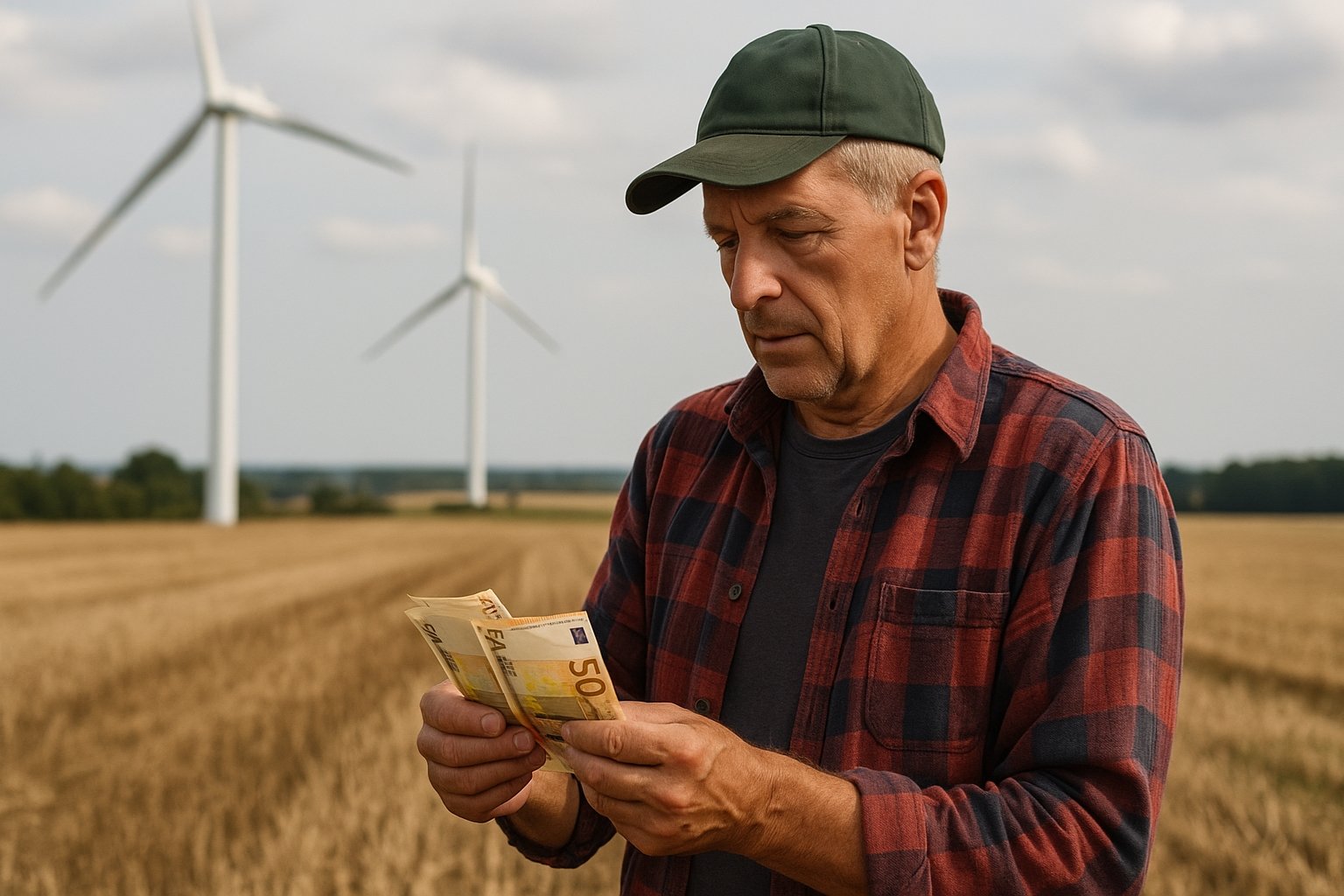 Combien touche un agriculteur pour une éolienne