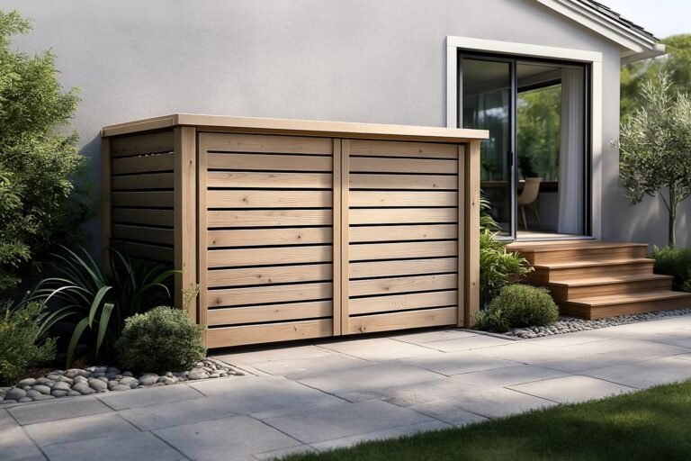 Comment cacher sa pompe à chaleur