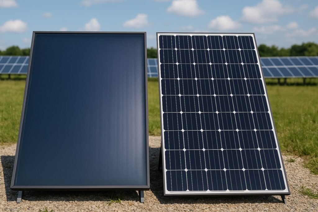 Différence panneau solaire ou photovoltaïque
