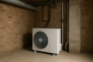 Peut-on installer une pompe à chaleur dans une cave
