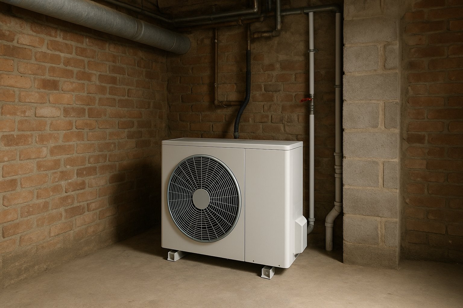 Peut-on installer une pompe à chaleur dans une cave