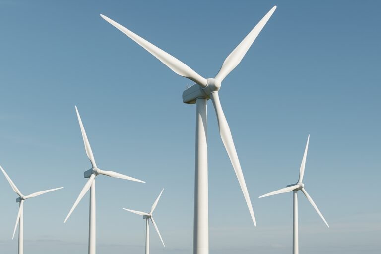 Pourquoi les éoliennes sont blanches