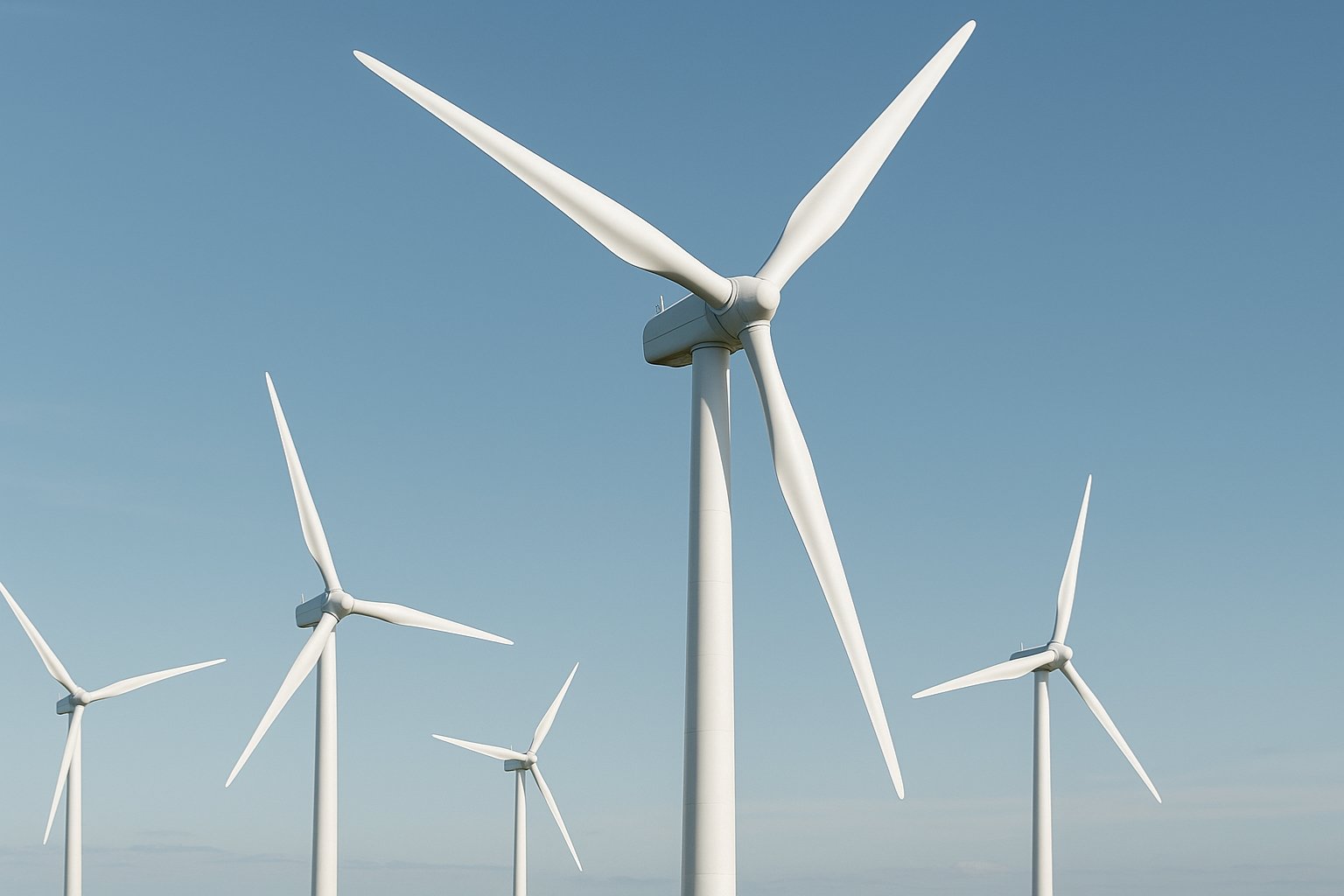 Pourquoi les éoliennes sont blanches