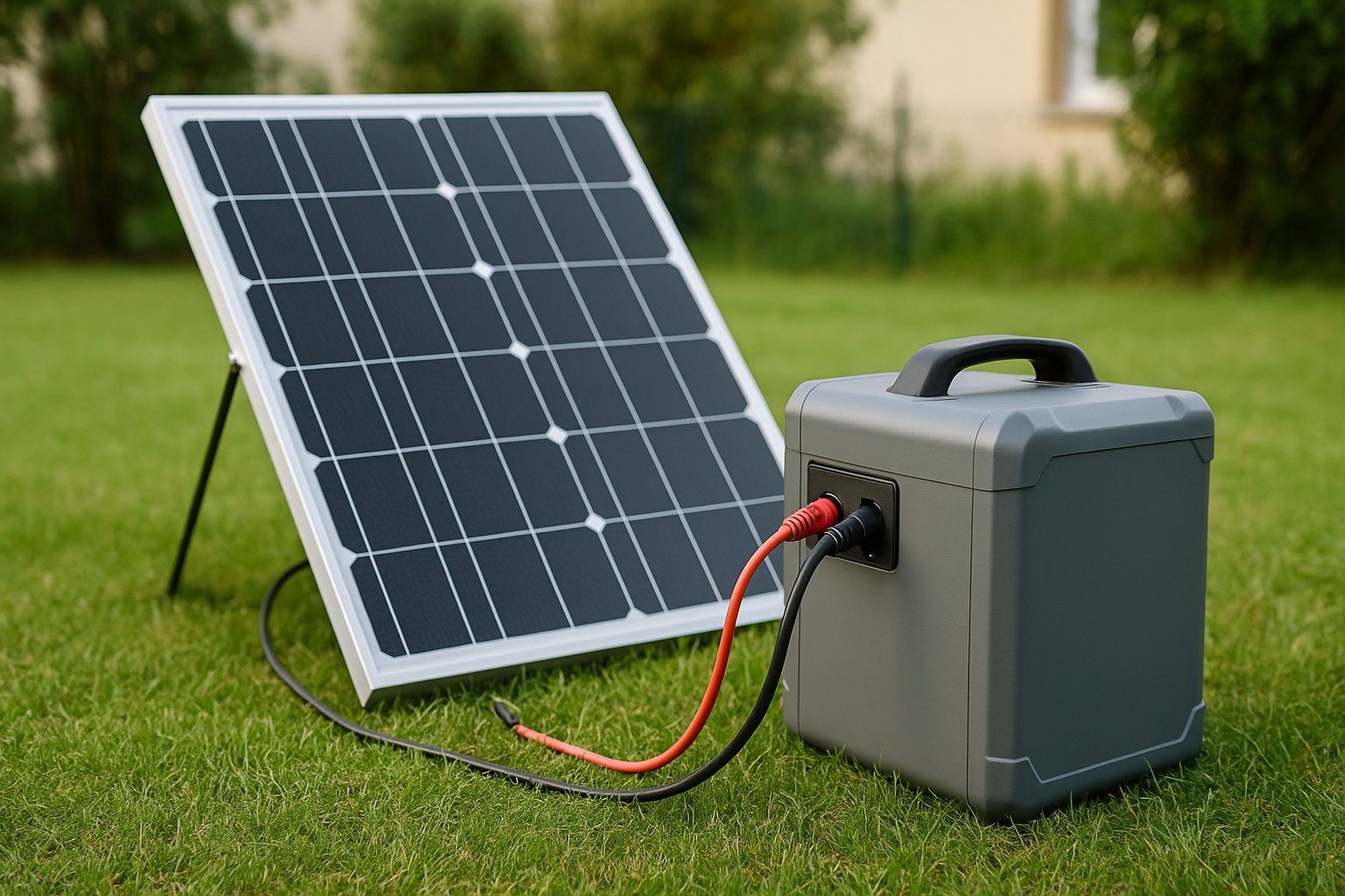 Quelle batterie pour panneau solaire plug and play choisir