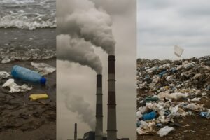 Quelles sont les 3 types de pollution