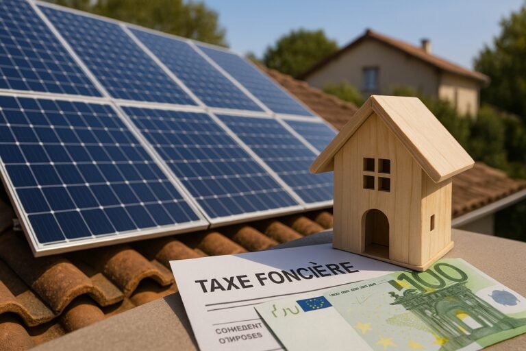 Taxe foncière & panneaux photovoltaïques