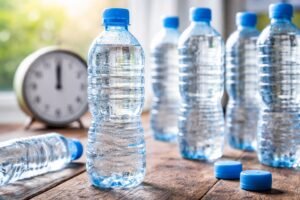 Combien de temps se conserve l'eau en bouteille plastique