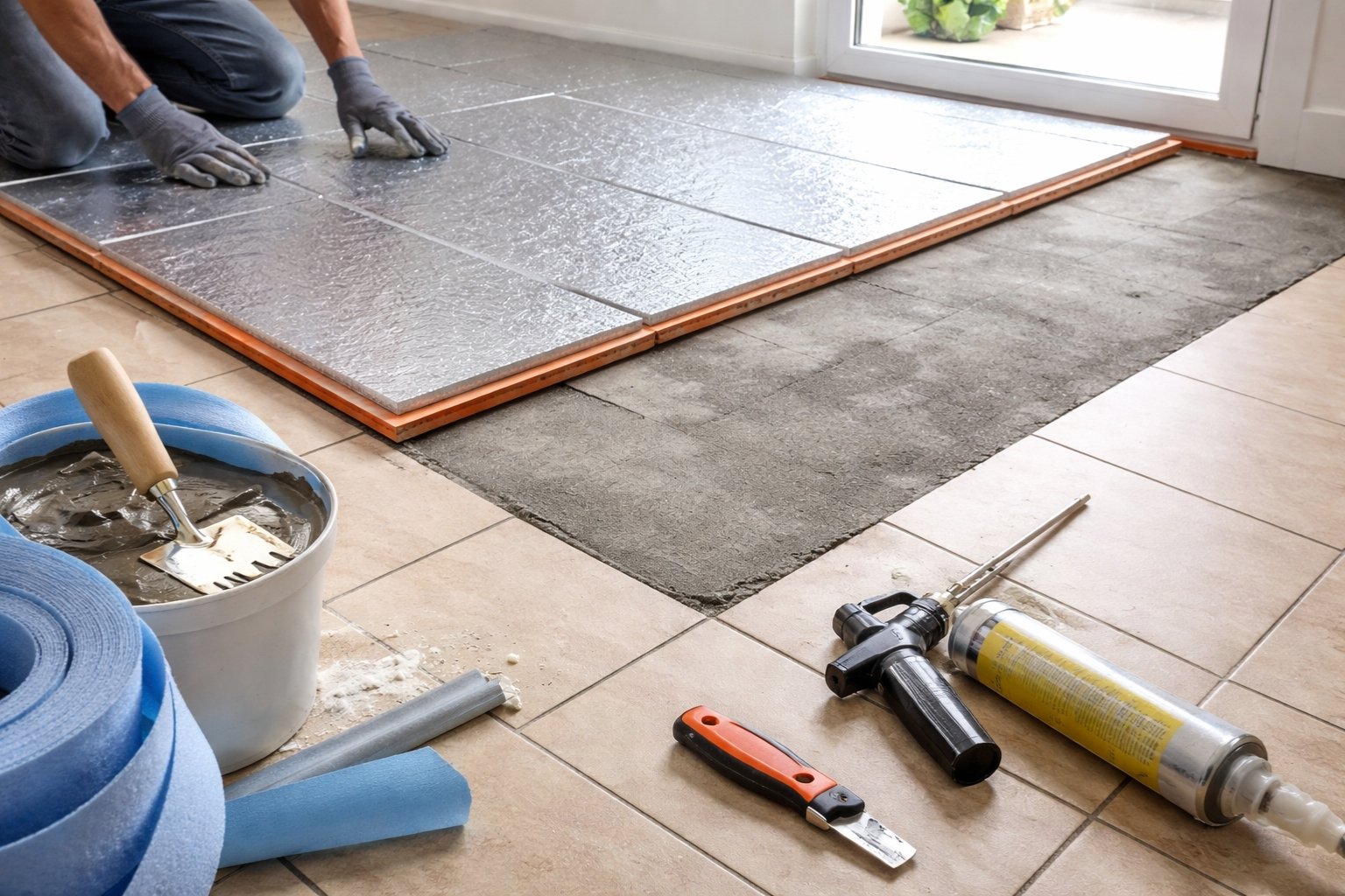 Comment isoler un sol déjà carrelé