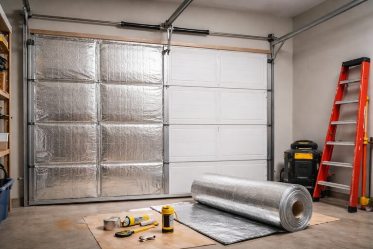 Comment isoler une porte de garage