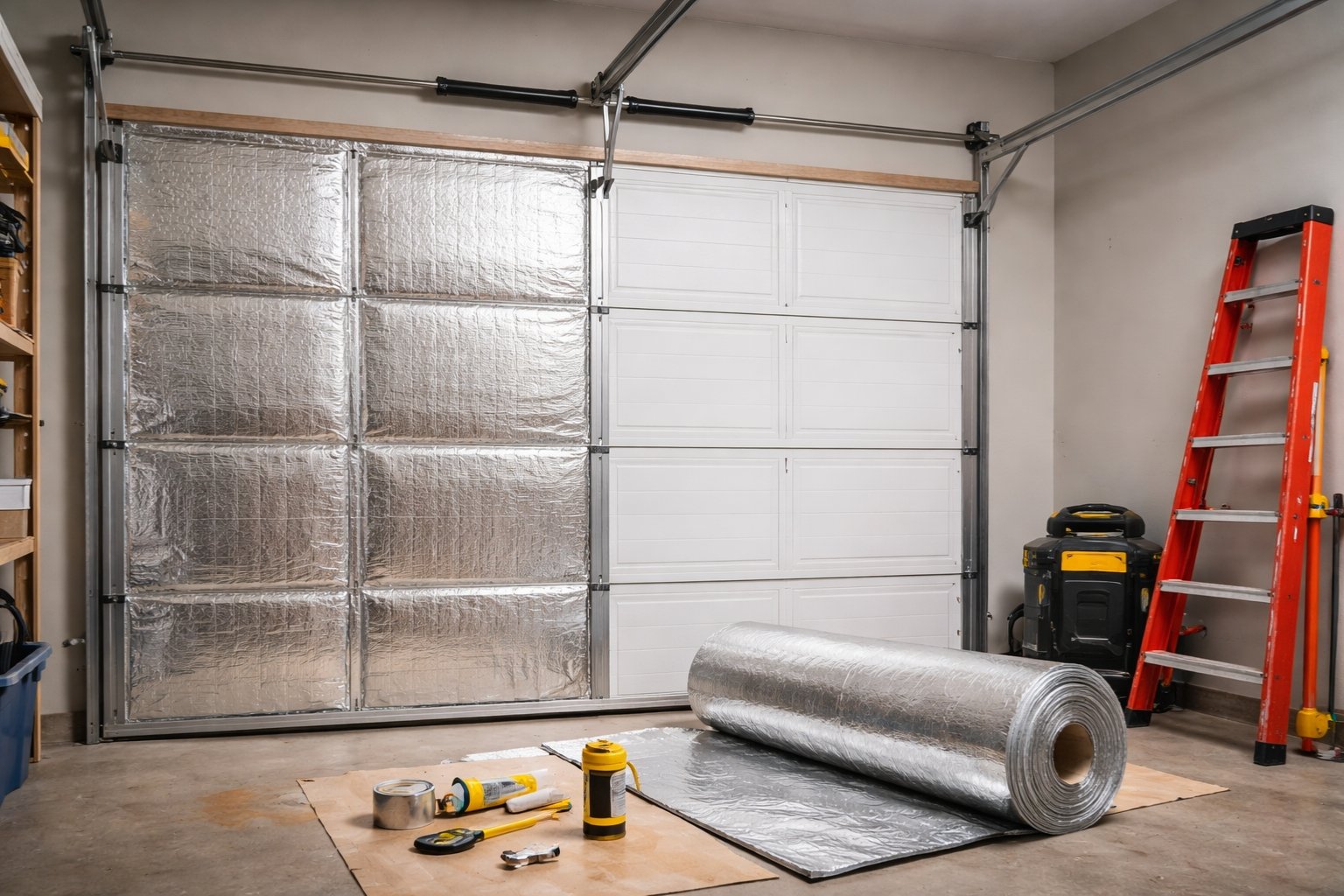 Comment isoler une porte de garage