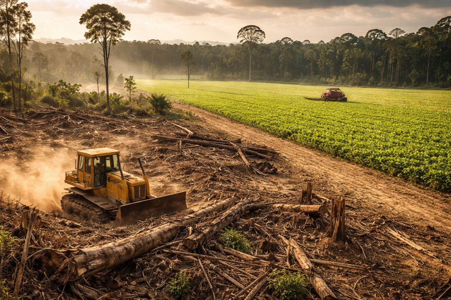 Déforestation et soja