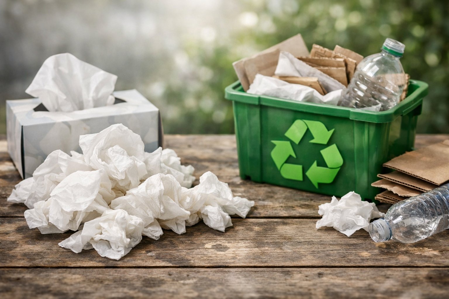 Est-ce que les mouchoirs se recyclent