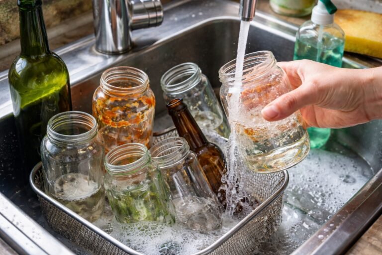 Faut-il laver le verre avant recyclage