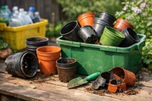 Peut-on recycler les pots de fleurs en plastique