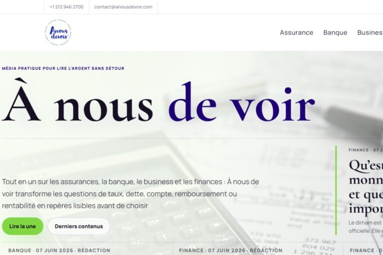 Anousdevoir.com compte