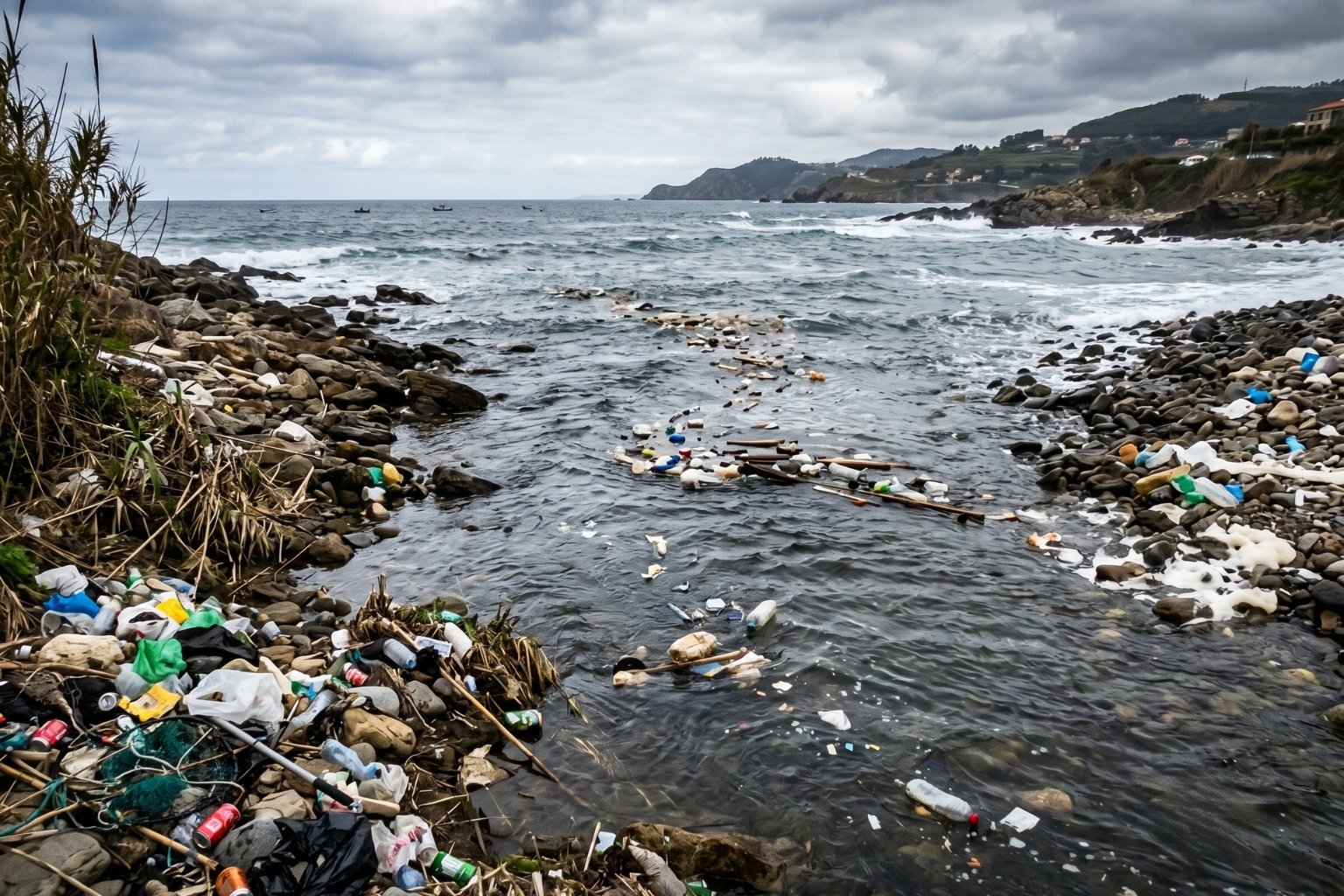Comment les déchets finissent dans la mer