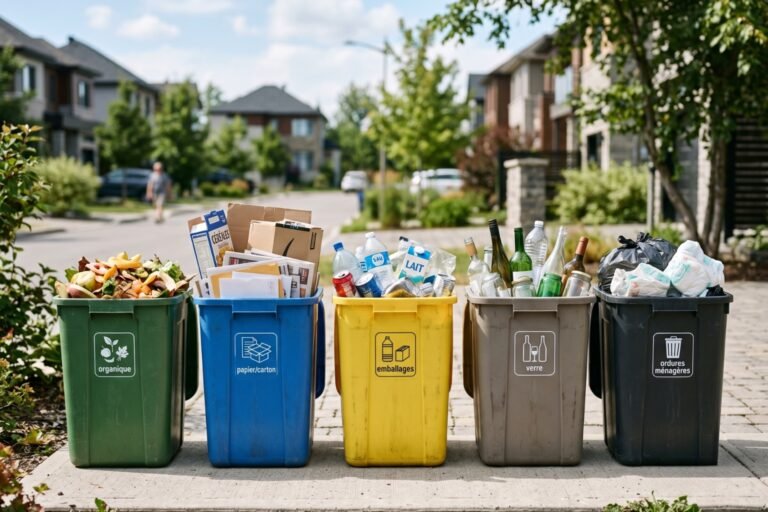 Les différents types de déchets