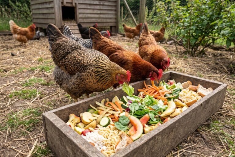 Quels déchets donner à manger aux poules