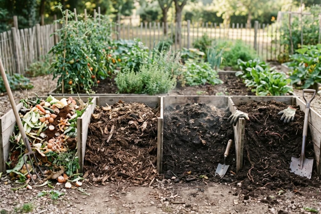 combien de temps les déchets sont transformés en compost