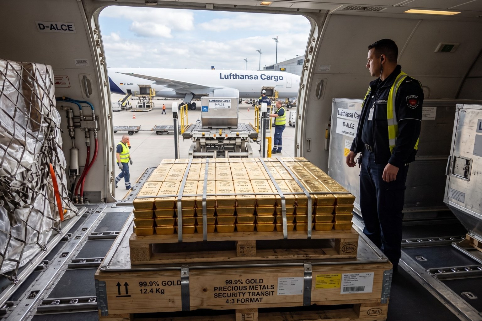 Combien d'or peut-on transporter en avion