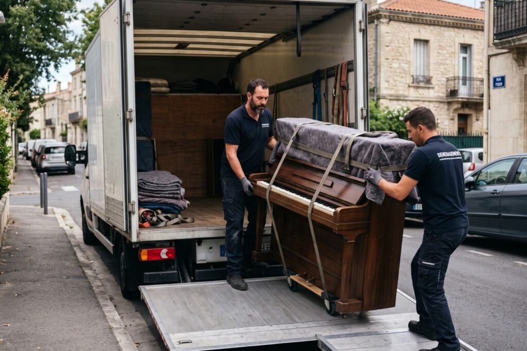 comment transporter un piano droit